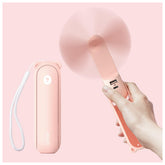 Portable Handheld Fan with 4500mAh Powerbank – Pink