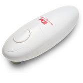 Kitchen Mama Auto Electric Can Opener – Hands-Free One-Touch Operation, Smooth Edge, Food-Safe, Battery Powered – White