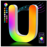 LED Letter Light U RGB USB APP Control