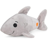 Petface Seriously Strong Rubberoid Shark Plush Dog Toy