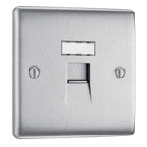 BG Electrical RJ11 Single Telephone Socket