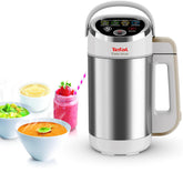 Tefal Easy Soup & Smoothie Maker 1.2L – 5 Programs, Auto Clean, 1000W, Digital Control, Stainless Steel Jug