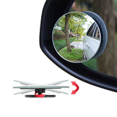 Fan Shaped Frameless Blind Spot Mirrors for Cars (2 Pack)