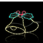 50CM Extra Large LED Christmas Bell Light – Multi Coloured – Outdoor