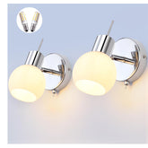 MantoLite 2 Pack LED Wall Lights with Switch for Bedroom and Living Room