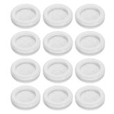 12Pcs Rubber Grommets 7/8" (22mm) Drill Hole, 11/16" (18mm) ID Double Sided Hole Plugs Ring Gasket for Firewall Cable Wire Protecting, White