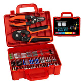 Ferrule Crimping Tool Kit 33 Sizes Hex Ratchet