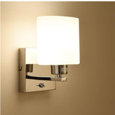Modern Chrome Wall Light with Toggle Switch E14