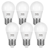 E27 LED Golf Ball Bulb 6W Warm White 2700K 6-Pack