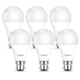 B22 LED Bayonet Bulb 8.5W 6500K Cool White 6 Pack