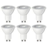 GU10 LED Spotlight Bulb 4.7W 50W Equivalent Warm White 6 Pack