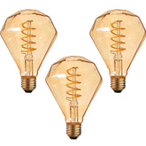 Decorative Diamond LED Edison Bulb E27 4W 2700K