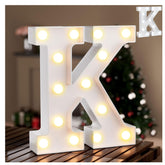 LED Marquee Letter Light K Cool & Warm White