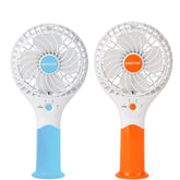 Rechargeable Mini Handheld Fan USB Portable 3 Speed 8Hr Runtime 2 Pack