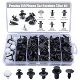 Car Retainer Clips Set 140pcs – Universal Plastic Fasteners Assortment