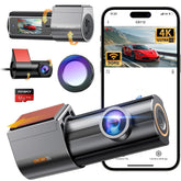 4K Front and Rear Dash Cam with WiFi and CPL Filter