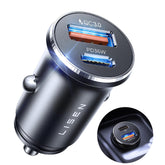 LISEN 69W USB C Car Charger Adapter