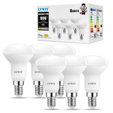E14 LED Spotlight Bulbs 7.2W R50 Warm White 6 Pack