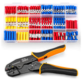 Insulated Wire Terminal Crimping Tool Kit with 370 Connectors 0.5-6mm²