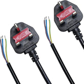 13A 3 Pin Plug Power Cable 1.5m 3 Core Fused
