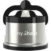 AnySharp Pro Metal Knife Sharpener – Suction Base | Hands-Free Safety | Razor-Sharp Results | Ideal for Hardened Steel & Serrated Knives