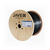 305M Cat6 FTP Outdoor Ethernet Cable Black – 23AWG CCA Shielded Bulk Network Wire RJ45 High Speed Weatherproof LAN Cable with Easy Pull Box