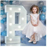 3FT Light Up Letters Birthday Decoration Large Letters P for Party Decorations Marquee Letters for Wedding Graduation Decorations Mosaic Arch Stand Pre-cut DIY Foamboard
