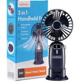 Mini Handheld Fan – USB Rechargeable, 5 Speeds, Foldable