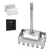 1 PCS Square Hole Cutter for Electrical Box (19.0×8.6×4.5 cm), Concrete High-Strength SDS Plus Square Hole Punch, Hole Bit Applicable to Brick, Concrete, Cement