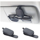 Magnetic Leather Sunglasses Holder for Car Visor