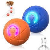 Interactive Rolling LED Dog Ball Vibrating Toy Rechargeable