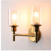 Phansthy Retro Dual Head Wall Light Antique Indoor Sconce E27