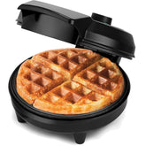 NETTA 700W Deep Fill Waffle Maker – Adjustable Temperature Control, Non-Stick Coating, Belgian & American Style Round Iron