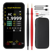 BSIDE S500 Digital Multimeter 20000 Counts TRMS Graphing Smart Multimeter 1000V 10A Auto-Rotate Display Rechargeable Pocket Electrical Tester Black