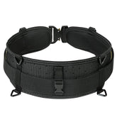 Padded 33'' Tool Belt for Men, Adjustable Work Belt with Heavy Duty Buckle Back Support for Carpenters, Electricians & Gardeners