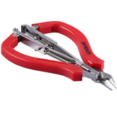 Amtech 2-in-1 Wire Stripper & Cutter Self-Adjusting 26–14 AWG Red Ergonomic Spring-Loaded Electrician Cable Tool for DIY & Trade Use