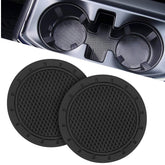 Universal Silicone Car Cup Holder Coasters – Anti-Slip 2.67 Inch (2 Pcs)