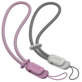 SURPHY Wrist Strap Lanyard for Phone, 2 Pack Adjustable Lilac Purple & Grey