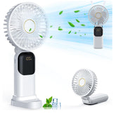 Portable Handheld Fan 5000mAh, 5-Speed USB Mini Fan