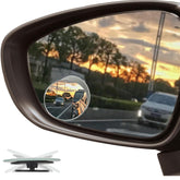 360° Rotatable Frameless Blind Spot Mirrors for Cars – 2 Pcs