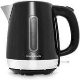 Equip 1.7L Jug Kettle – 3kW Rapid Boil, Stainless Steel, Removable Filter, Easy View Water Gauge, Black