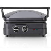 Grill & Griddle – Sandwich Toaster, Panini Press & Contact Grill – Non-Stick Removable Plates, Dishwasher Safe Health Grill, Less Oil – Midnight Grey