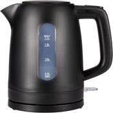 Basics Electric Kettle 1.7L – 3000W Fast Boil, BPA-Free, 360° Swivel Base, Auto Shut-Off, Removable Filter – Matte Black