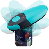 Cooks Professional Electric Can Opener – One Touch Cordless Tin Opener (Teal & Black)