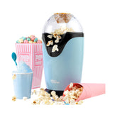 Giles & Posner EK0493GSBL Blue Electric Popcorn Maker – 1200W Hot Air Popper