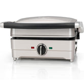 Waffle & Pancake Maker – Electric Grill with Even Cooking, Non-Stick Removable Interchangeable Plates, Dishwasher Safe, 210°C – Frosted Pearl