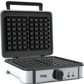 Waffle Maker 4-Slice – 1200W Waffle Iron with Adjustable Temp, LED Indicator & Non-Stick Plates – Breakfast & Dessert