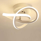 Sleek Black LED Ceiling Lamp for Bedrooms & Hallways – UK