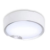 White ceiling light fixture on a white background