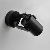 Wooden wall light black finish